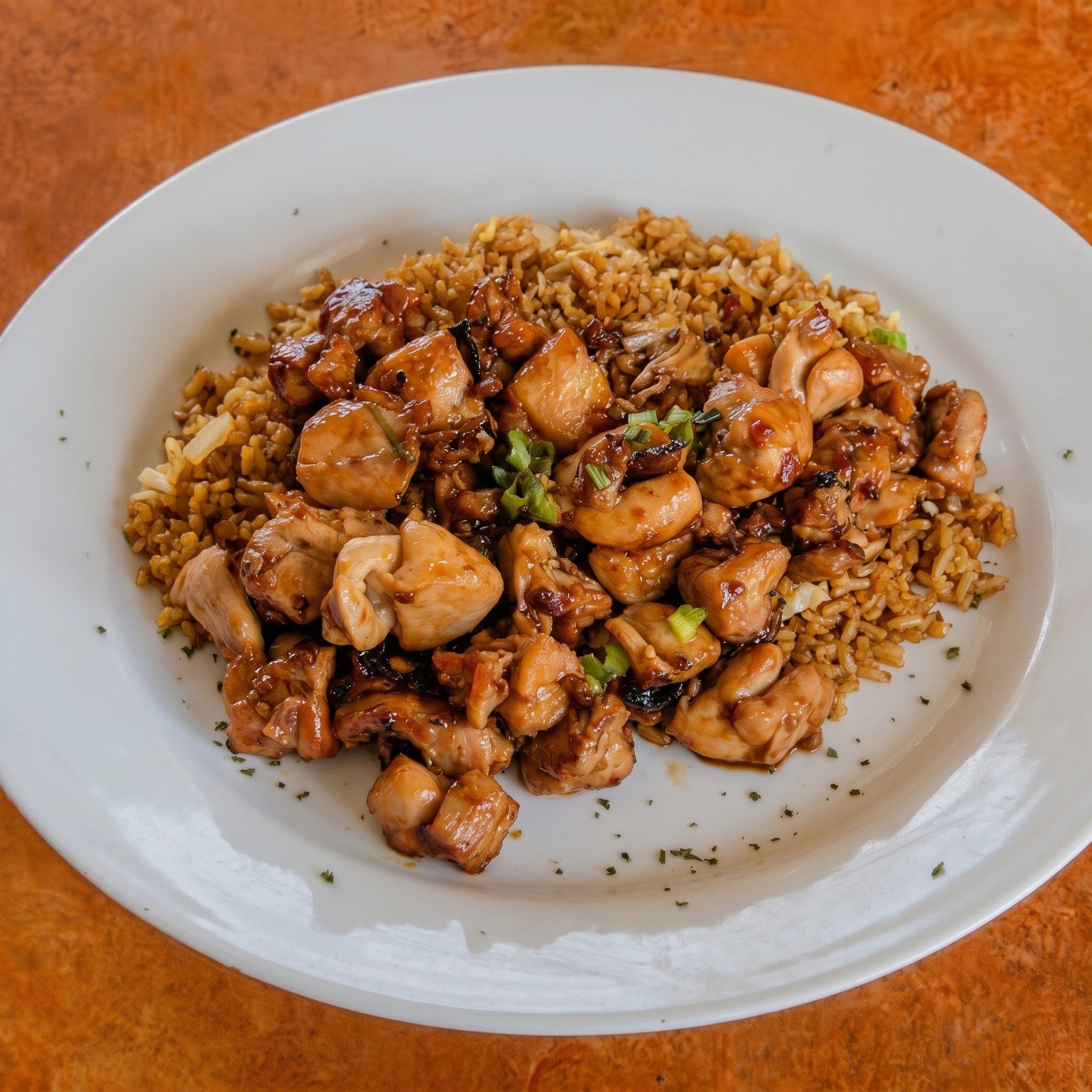 Bourbon Chicken.