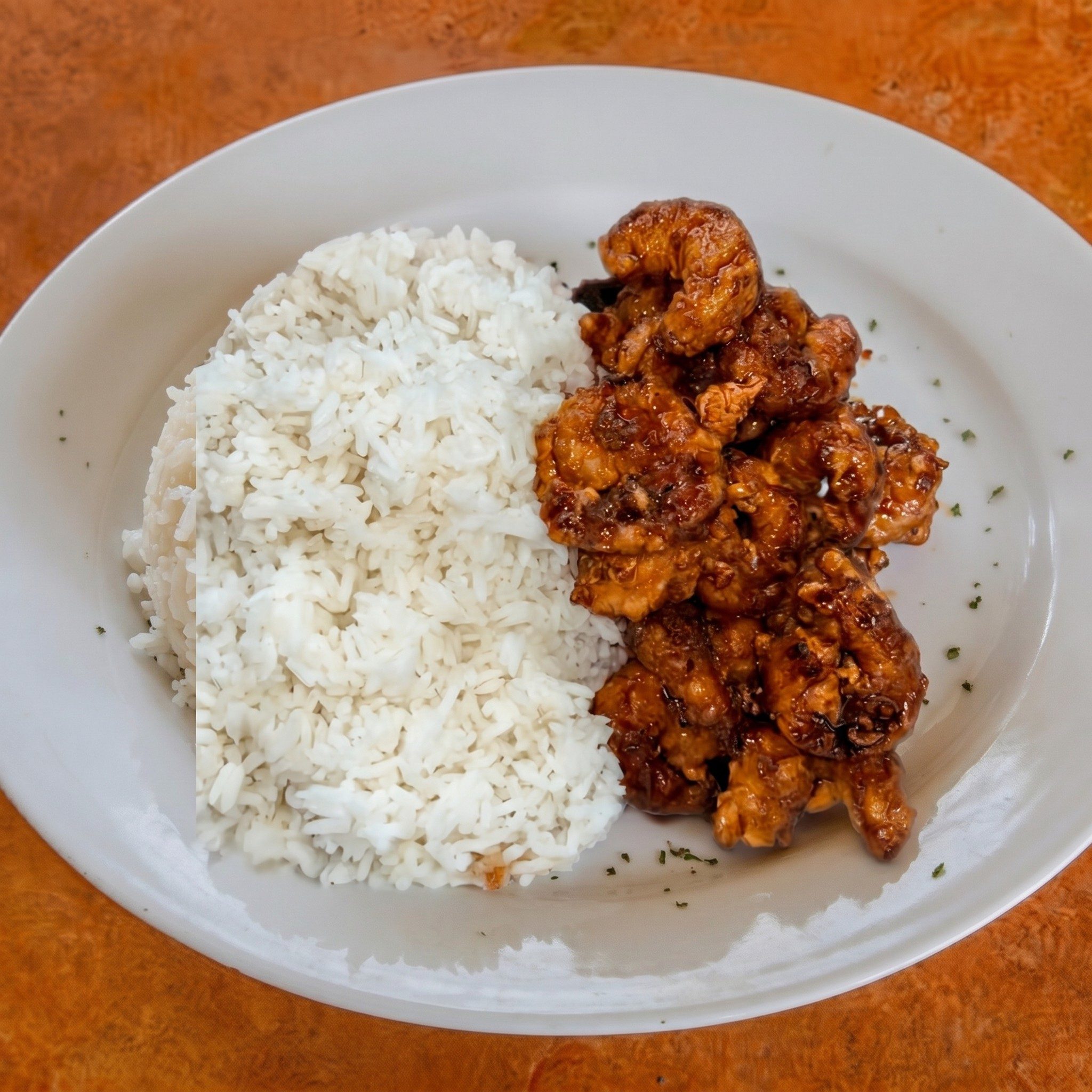 Fried Honey Shrimp.