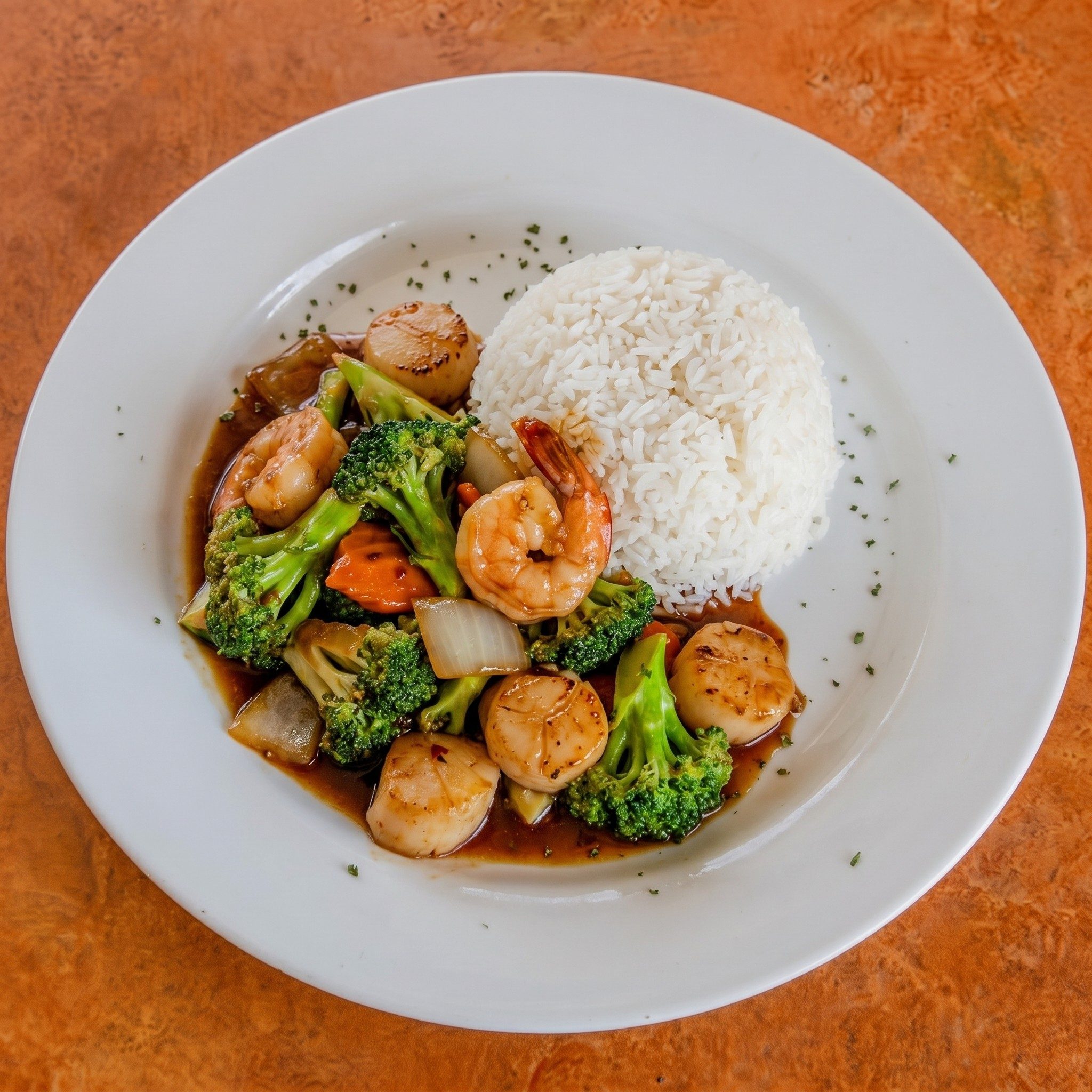 Shrimp W. Broccoli.